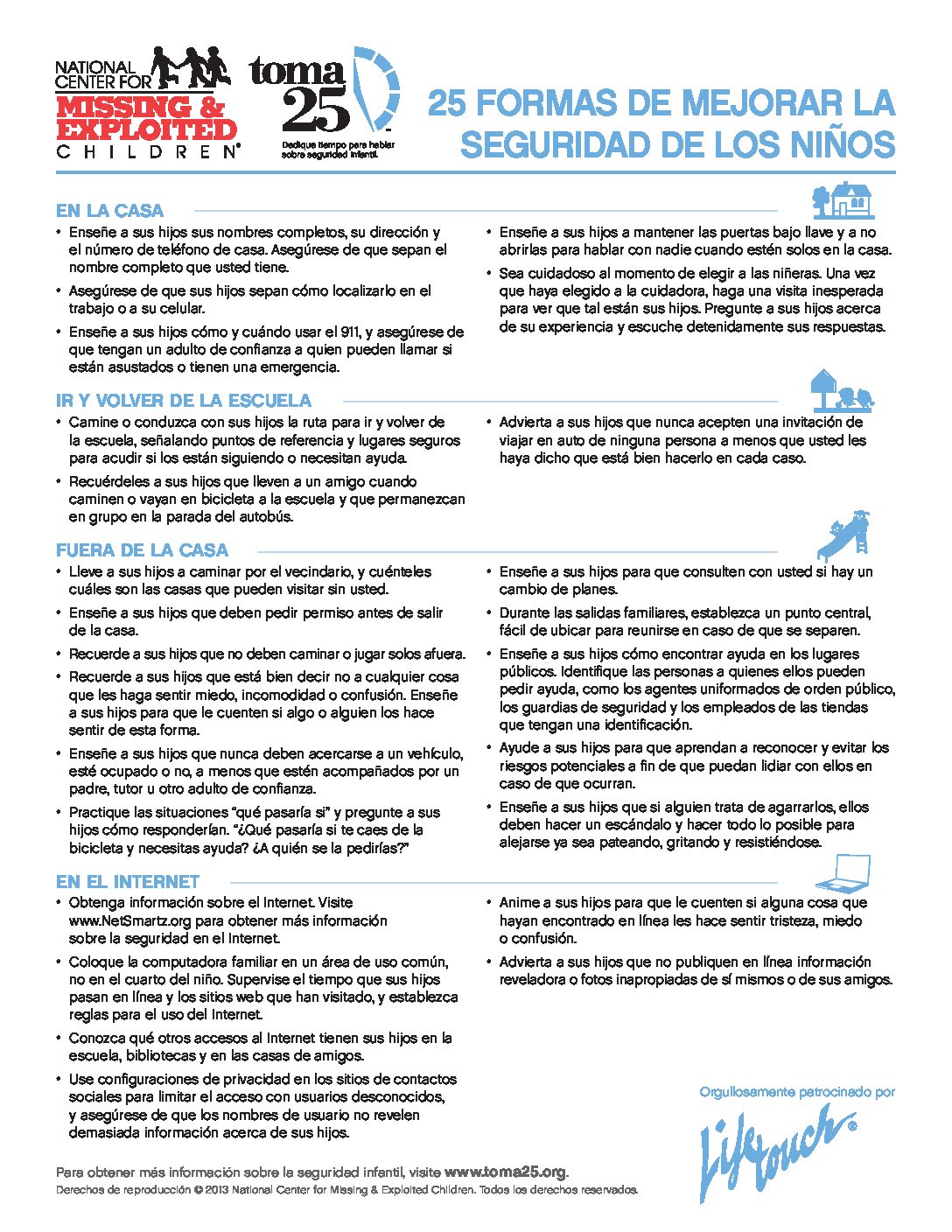 Take25Safer_Spanish Safe Environment Office Safe Environment Office